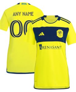 Nashville SC adidas Women's 2024 The 615 Kit Replica Custom Jersey - Yellow