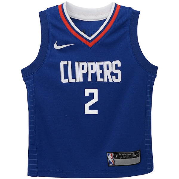 Kawhi Leonard LA Clippers Nike Toddler 2020/21 Replica Jersey - Icon Edition - Royal - Image 2