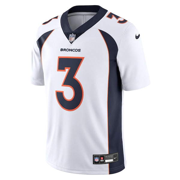 Russell Wilson Denver Broncos Nike Vapor Untouchable Limited Jersey - White/Navy/Orange - Image 3