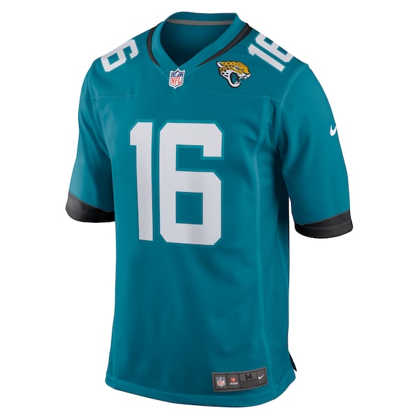 Trevor Lawrence Jacksonville Jaguars Nike Youth Game Jersey - Teal - Image 2