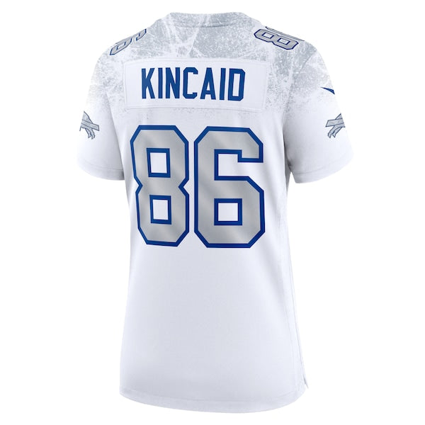 Dalton Kincaid Buffalo Bills Nike Women's 2025 Rivalries Collection Game Jersey - White - Image 3