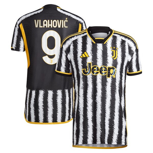 Du?an Vlahovi? Juventus adidas 2023/24 Home Home Authentic Player Jersey - Black