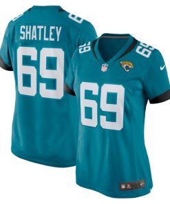 Tyler Shatley Jacksonville Jaguars Nike Women's Game Jersey - Teal/Black