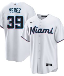 Eury Perez Miami Marlins Nike Home Replica Jersey - White