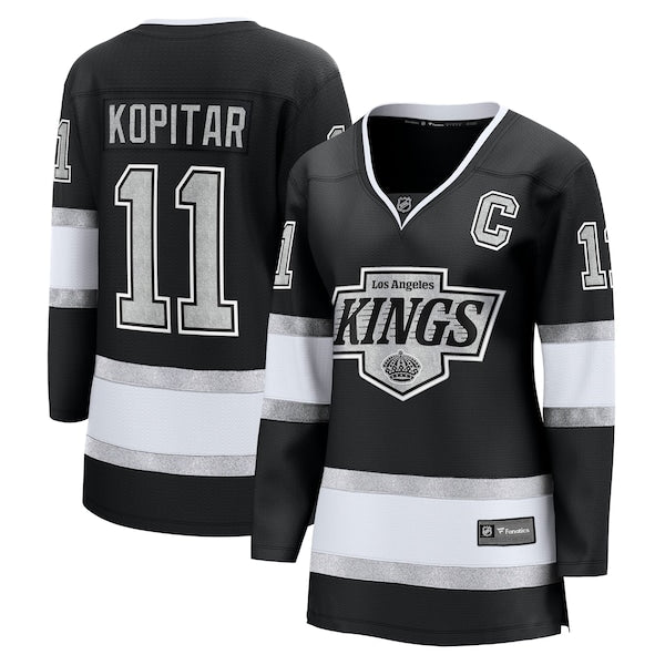Anze Kopitar Los Angeles Kings Women's Home Premier Breakaway Player Jersey - Black