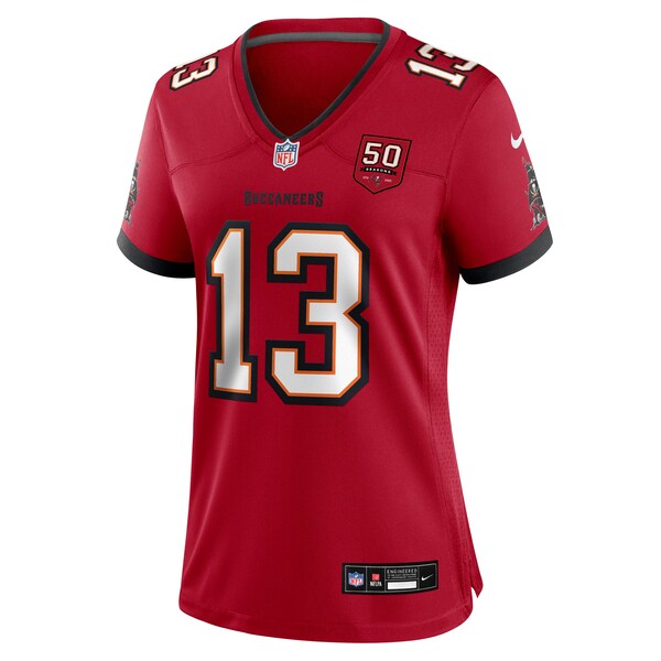Mike Evans Tampa Bay Buccaneers Nike Women's 50th Season Team Game Jersey - Red/White - Image 3
