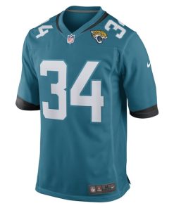 Alternative view of Gregory Junior Jacksonville Jaguars Nike Team Game Player Jersey - Teal