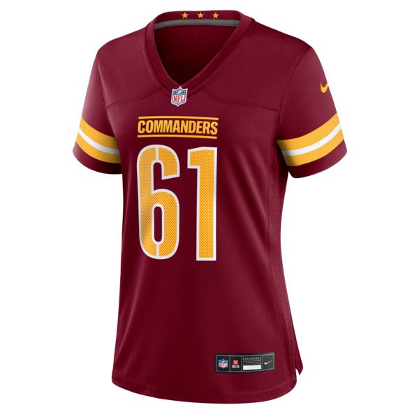Tyler Cooper Washington Commanders Nike Women's Team Game Jersey - Burgundy - Image 2