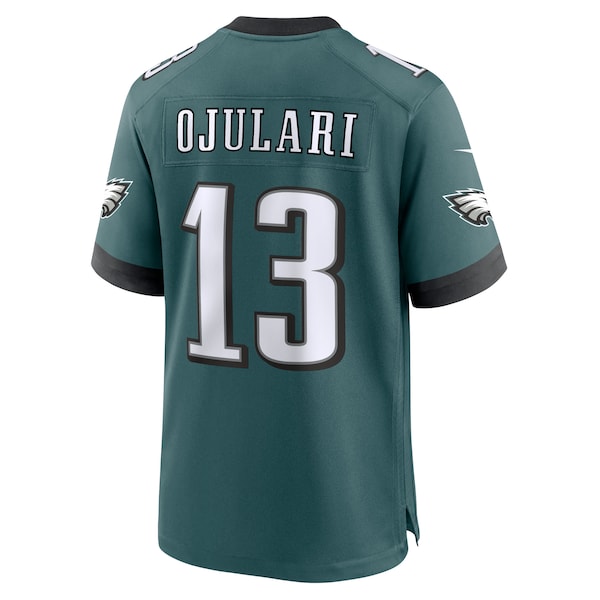 Azeez Ojulari Philadelphia Eagles Nike Team Game Jersey - Midnight Green - Image 3