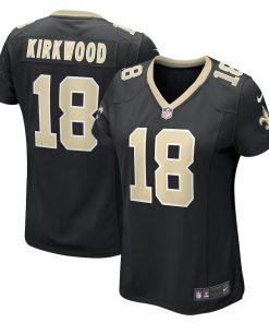 Keith Kirkwood New Orleans Saints Nike Women's Team Game Jersey -  Black