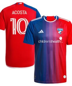 Luciano Acosta FC Dallas adidas 2024 After Burner Replica Player Jersey - Navy