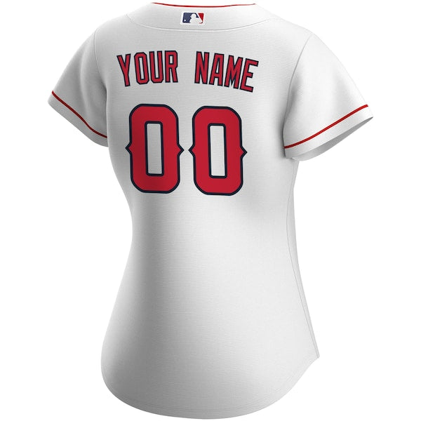 Los Angeles Angels Nike Women's Home Replica Custom Jersey - White - Image 5