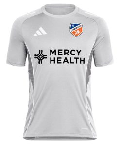 Alternative view of FC Cincinnati adidas 2025 Training Jersey - Silver