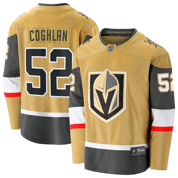 Dylan Coghlan Vegas Golden Knights Home Breakaway Jersey - Gold