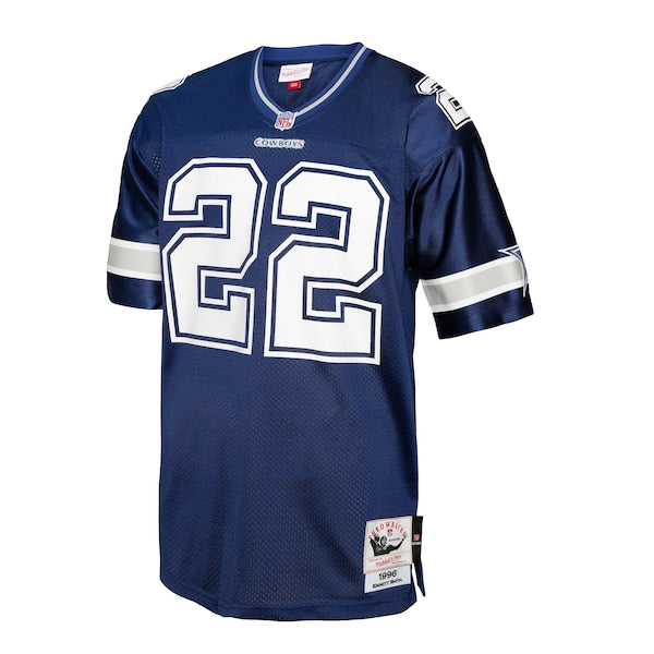 Emmitt Smith Dallas Cowboys Legacy Replica Jersey - Navy/White - Image 2