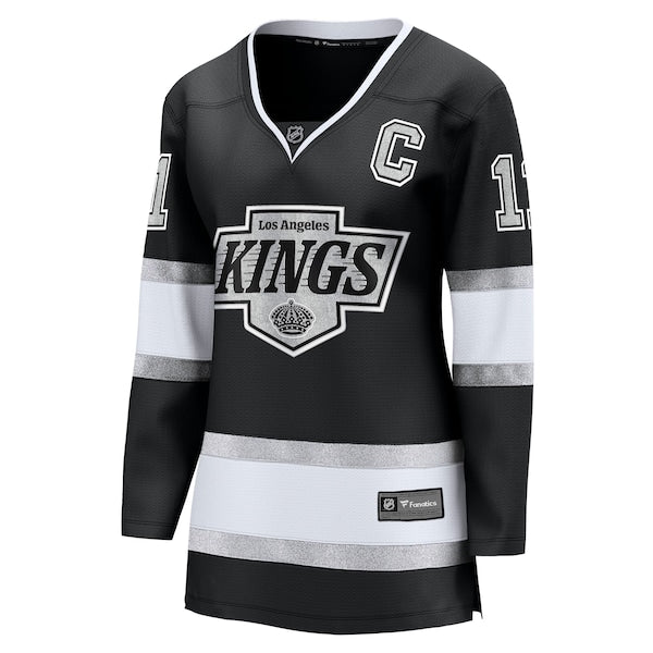 Anze Kopitar Los Angeles Kings Women's Home Premier Breakaway Player Jersey - Black - Image 2