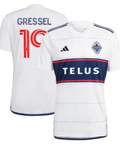 Julian Gressel Vancouver Whitecaps FC adidas 2024 Bloodlines Replica Player Jersey - White