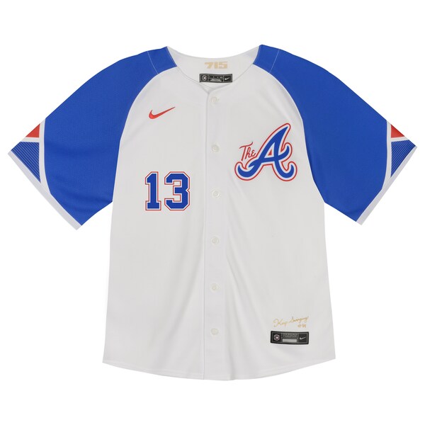 Ronald Acu?a Jr. Atlanta Braves Nike Toddler City Connect Limited Player Jersey - White - Image 2