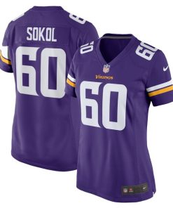 Josh Sokol Minnesota Vikings Nike Women's Home Game Player Jersey - Purple
