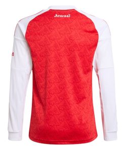 Alternative view of Arsenal adidas Youth 2025/26 Home Replica Long Sleeve Jersey - Red