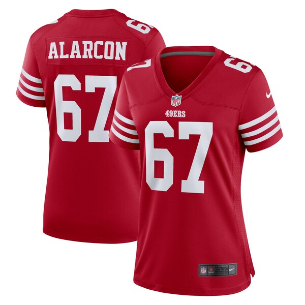 Isaac Alarcon San Francisco 49ers Nike Women's Team Game Jersey - Scarlet