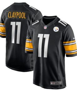 Chase Claypool Pittsburgh Steelers Nike Game Team Jersey - Black