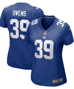 Gervarrius Owens New York Giants Nike Women's Team Game Jersey -  Royal