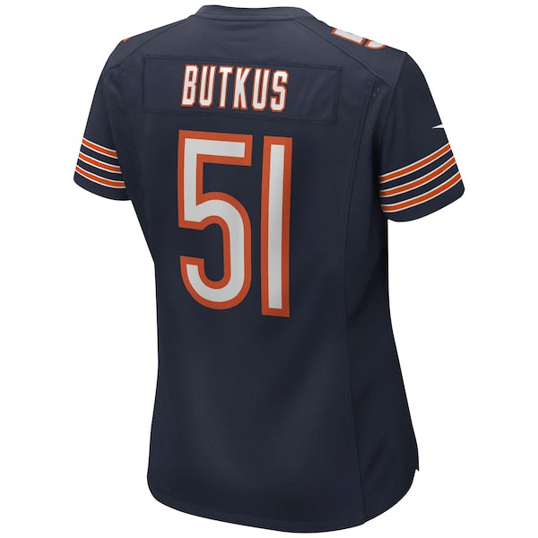 Dick Butkus Chicago Bears Nike Women's Game Retired Player Jersey - Navy - Image 3