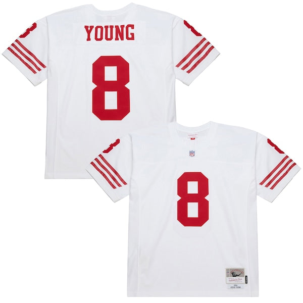 Steve Young San Francisco 49ers 1994 Legacy Replica Jersey - White