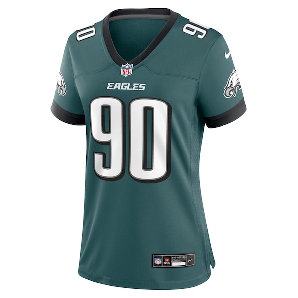 Jordan Davis Philadelphia Eagles Nike Women's Team Game Jersey - Midnight Green - Image 2