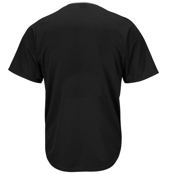 New York Mets Big & Tall Pop Fashion Jersey - Black - Image 3
