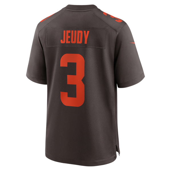 Jerry Jeudy Cleveland Browns Nike Alpha Dawg Game Jersey - Brown - Image 3