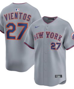 Mark Vientos New York Mets Nike All-Star Limited Jersey - Gray/Royal