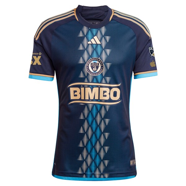Philadelphia Union adidas 2024 Primary Authentic Blank Jersey - Navy - Image 2