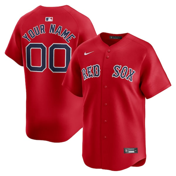 Boston Red Sox Nike Alternate Limited Custom Jersey?ยจC Red
