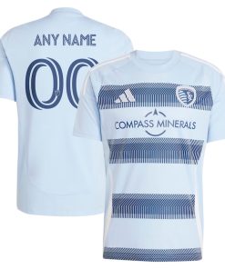 Sporting Kansas City adidas 2025 One KC Replica Custom Jersey - Light Blue
