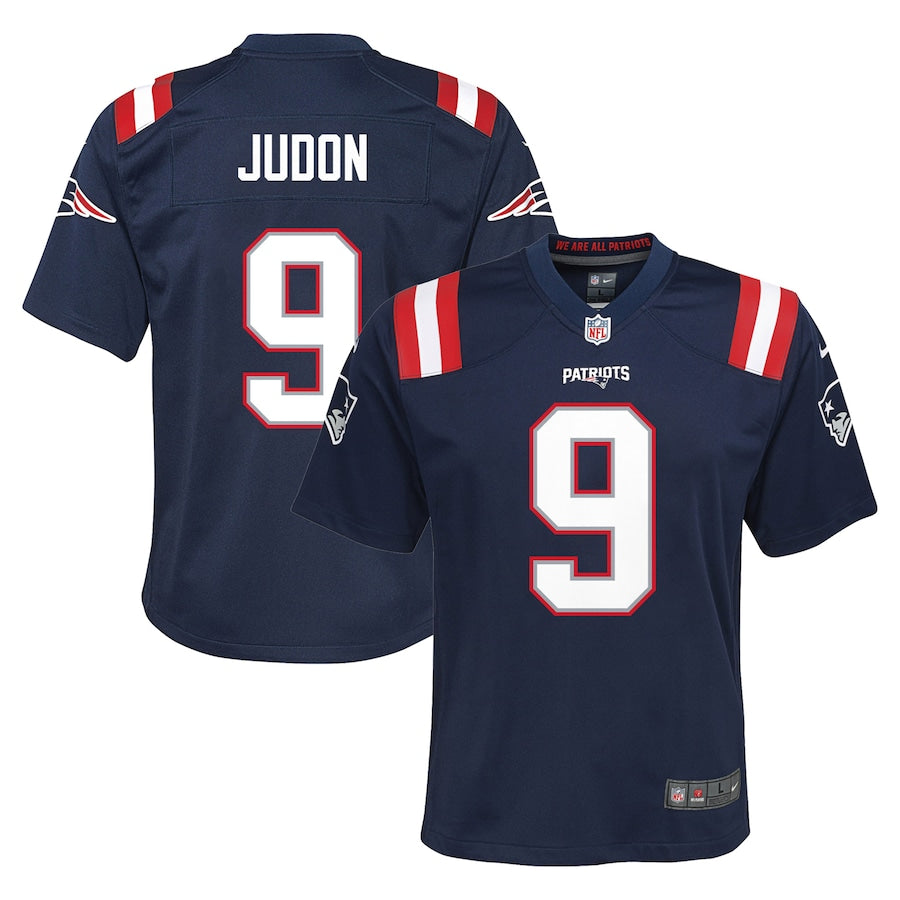 Matthew Judon New England Patriots Nike Youth Game Jersey - Red/Navy - Image 5