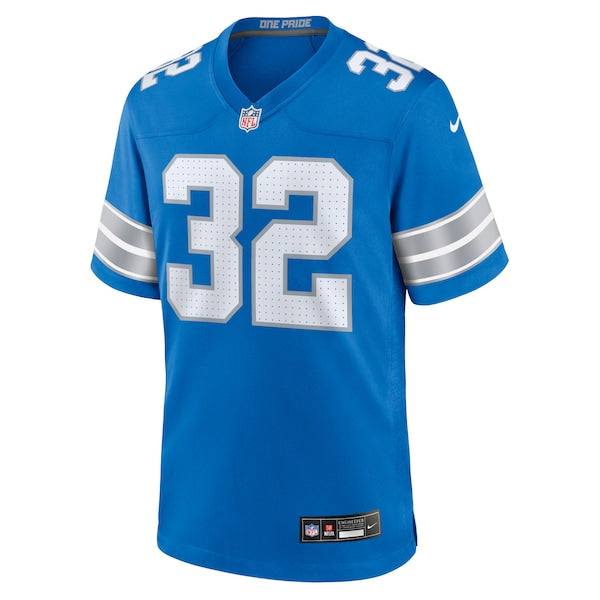 Brian Branch Detroit Lions Nike Game Jersey - Blue/Black - Image 3