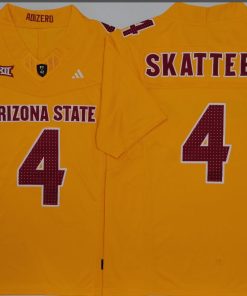 Cam Skattebo NCAA Arizona State Sun Devils Adidas Vapor Limited Jersey