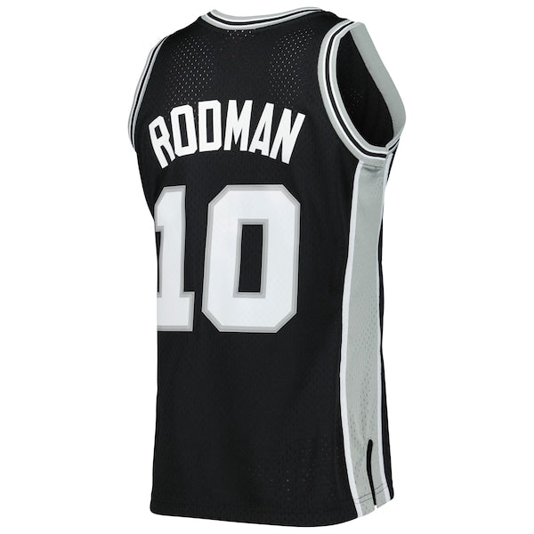 Dennis Rodman San Antonio Spurs 2001/02 Hardwood Classics Swingman Jersey - Black - Image 4