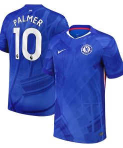 Alternative view of Cole Palmer Chelsea Nike 2025/26 Home Replica Player Jersey - Blue/Cream