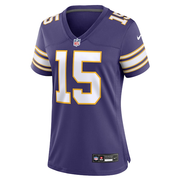 Joshua Dobbs Minnesota Vikings Nike Women's Alternate Game Jersey - Purple - Image 2