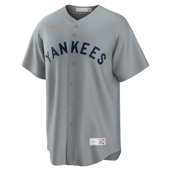 Babe Ruth New York Yankees Nike Road Cooperstown Collection Player Jersey - Gray/White - Image 3
