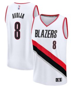 Deni Avdija Portland Trail Blazers  Fast Break Replica Player Jersey - Association Edition - White