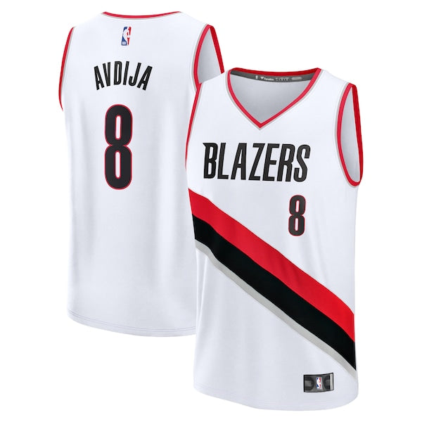 Deni Avdija Portland Trail Blazers Youth Fast Break Replica Player Jersey - Association - White Edition
