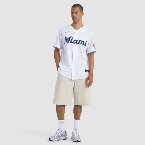 Ichiro Suzuki Miami Marlins Nike 2025 Baseball Hall of Fame Name & Number Retired Replica Jersey - White - Image 3