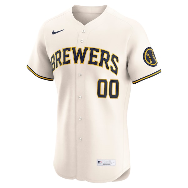 Milwaukee Brewers Nike Home Elite Pick-A-Player Retired Roster Jersey - Cream - Image 2