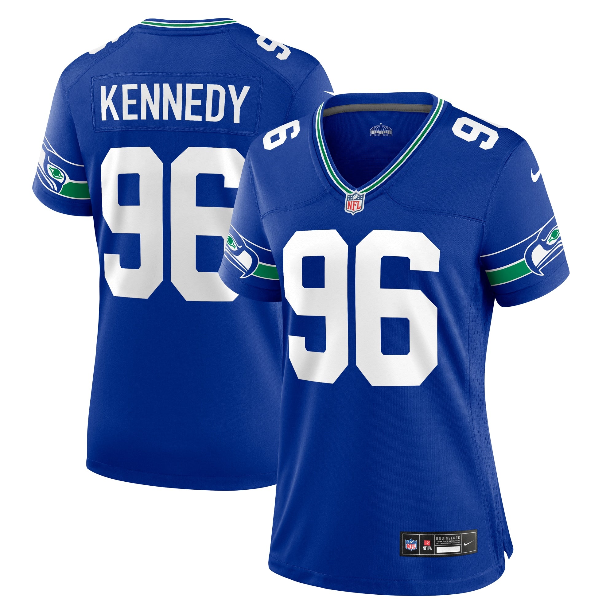 Cortez Kennedy Seattle Seahawks Nike Women's Game Retired Player Jersey - College Navy/Royal - Image 6