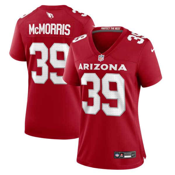 Patrick McMorris Arizona Cardinals Nike Women's Team Game Jersey - Cardinal