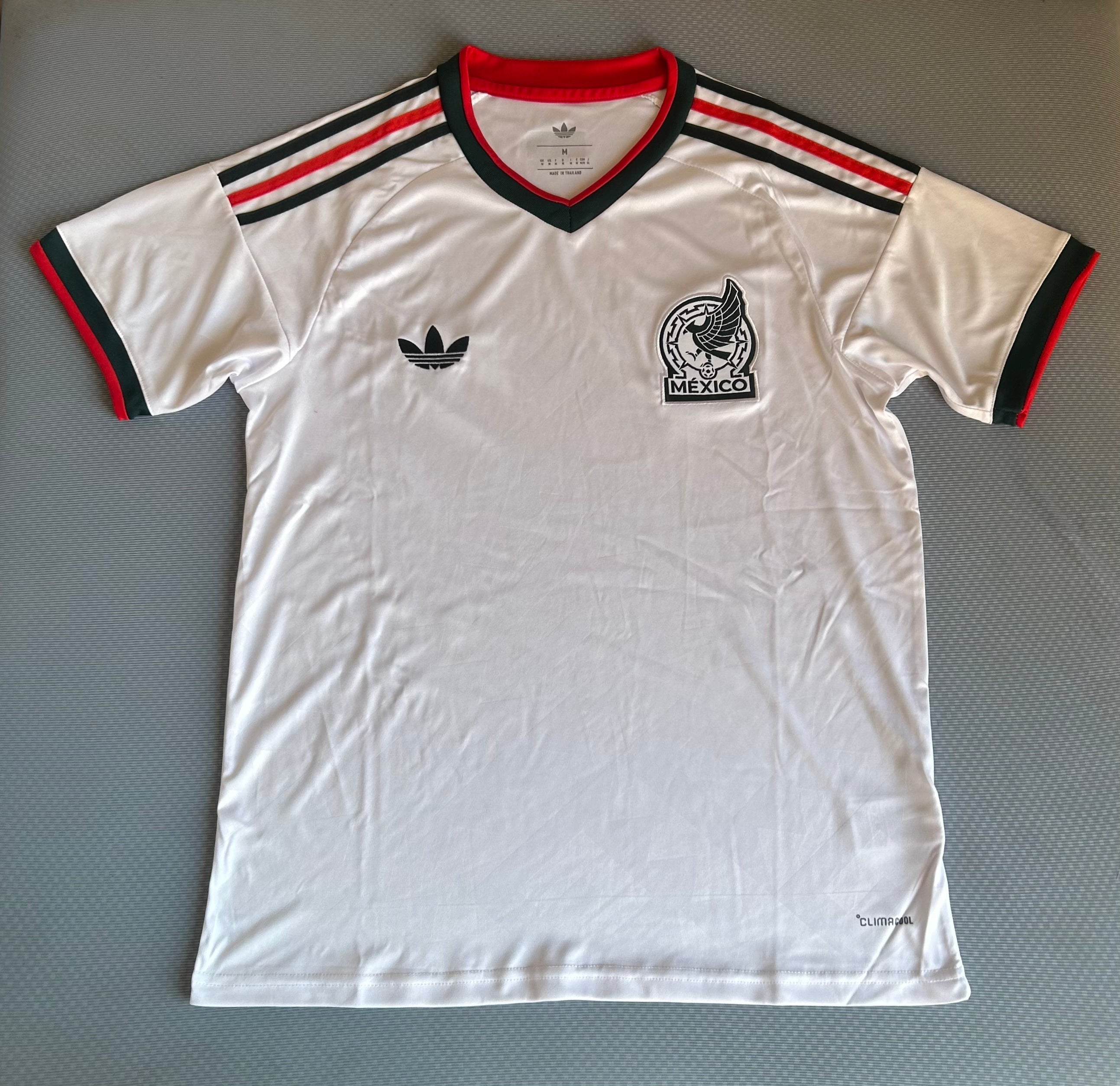 Mexico National Team Adidas Originals 2026 Away Jersey - White / Black / Red - Image 3